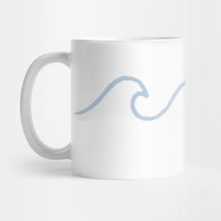 Pura Vida Wave in Cursive Mug